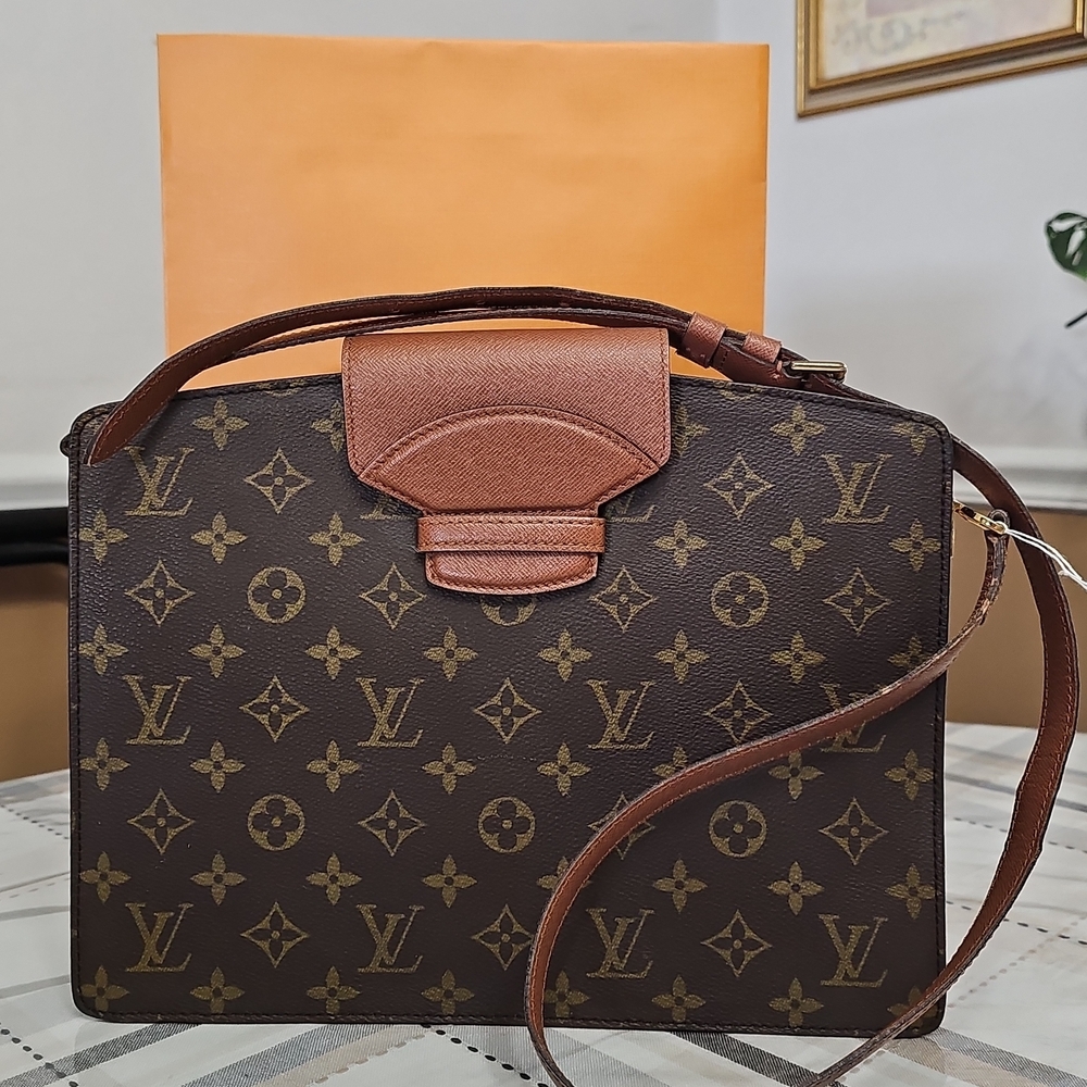 Louis Vuitton Brown Monogram Messenger Bag